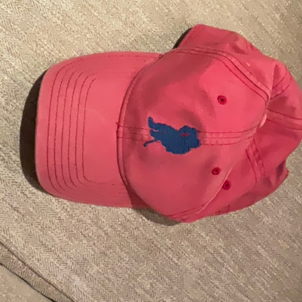 Nantucket Red Harding and Lane with Blue Embroidery.  Hockey Player.